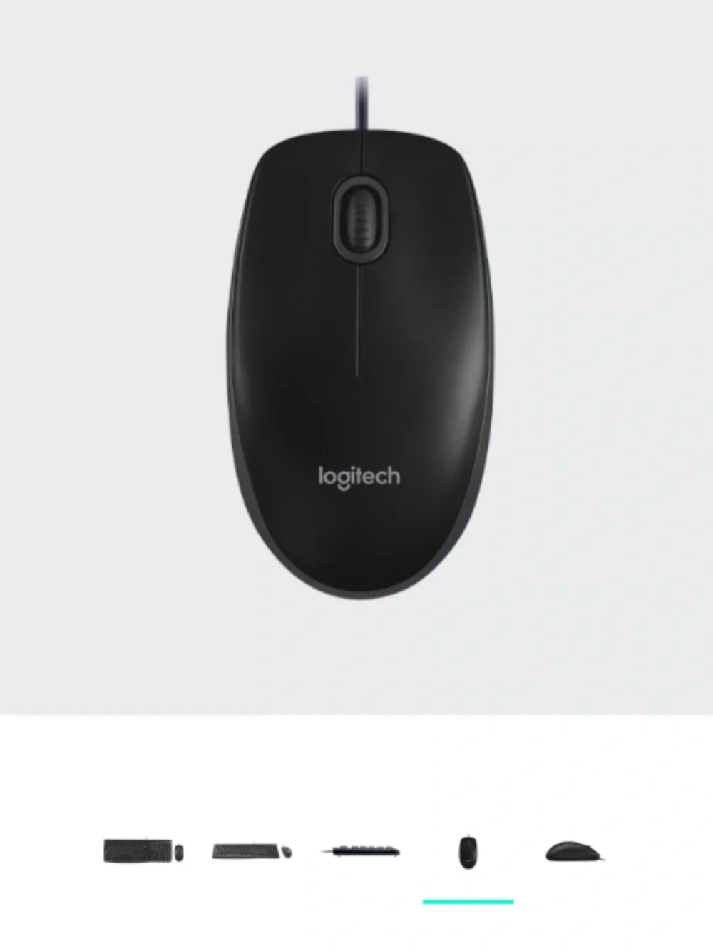 Logitech MK120 Wired USB Keyboard and Mouse Combo Desktop Set Black NEW IN BOX